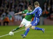 28 March 2007; Aiden McGeady, Republic of Ireland, in action against Vratislav Gresko, Slovakia. 2008 European Championship Qualifier, Republic of Ireland v Slovakia, Croke Park, Dublin. Picture credit: Brian Lawless / SPORTSFILE