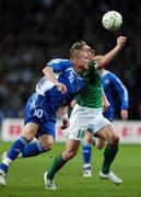 28 March 2007; Kevin Doyle, Republic of Ireland, in action against Maros Klimpl, Slovakia. 2008 European Championship Qualifier, Republic of Ireland v Slovakia, Croke Park, Dublin. Picture credit: David Maher / SPORTSFILE