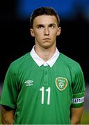27 September 2014; Conor Masterson, Republic of Ireland. UEFA European U17 Championship 2014/15, Qualifying Round, Republic of Ireland v Scotland. City Calling Stadium, Longford. Picture credit: Oliver McVeigh / SPORTSFILE