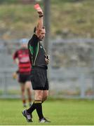 5 October 2014; Referee Martin Curran sends off Austin Gleeson, Mount Sion. Waterford County Senior Hurling Championship Final, Ballygunner v Mount Sion. Walsh Park, Waterford. Picture credit: Matt Browne / SPORTSFILE