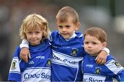 5 October 2014; Mount Sion supporters, from left, 8 year old Jack Kirwan, 7 year old Aaron Mackey and 4 year old Alfie Ryan at the Waterford County Senior Hurling Championship Final between Ballygunner v Mount Sion. Walsh Park, Waterford. Picture credit: Matt Browne / SPORTSFILE