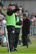 5 October 2014; Kilcoo Eoghain Rua manager Jim McCorry reacts on the line. Down County Senior Football Championship Final, St Marys v Kilcoo Eoghain Rua. Páirc Esler, Newry. Picture credit: Oliver McVeigh / SPORTSFILE