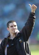 24 March 2007; European Super Bantam Weight title holder Bernard Dunne waves to the crowd before the match. 2008 European Championship Qualifier, Republic of Ireland v Wales, Croke Park, Dublin. Picture credit: Brian Lawless / SPORTSFILE