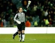 28 March 2007; Republic of Ireland captain Shay Given celebrates after the final whistle against. 2008 European Championship Qualifier, Republic of Ireland v Slovakia, Croke Park, Dublin. Picture credit: Matt Browne / SPORTSFILE