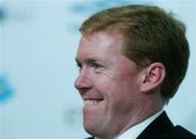 28 March 2007; Republic of Ireland manager Steve Staunton during a press conference following the 2008 European Championship Qualifier Republic of Ireland v Slovakia. Croke Park, Dublin. Picture credit: David Maher / SPORTSFILE