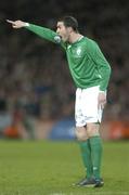 28 March 2007; John O'Shea, Republic of Ireland. 2008 European Championship Qualifier, Republic of Ireland v Slovakia, Croke Park, Dublin. Picture credit: Brian Lawless / SPORTSFILE