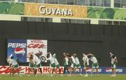 29 March 2007; The Ireland players stretch during team training. Guyana National Stadium, Georgetown, Guyana. Picture credit: Pat Murphy / SPORTSFILE