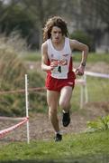 31 March 2007; England's Dean Scott on his way to take second place in the Junior Boy's 4,500m race. KitKat SIAB Cross Country International. St. Clare's, Dublin City University, Dublin. Picture credit: Tomás Greally / SPORTSFILE *** Local Caption ***