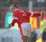 31 March 2007; Daniel Lyons, Cliftonville. JJB Sports Irish Cup Semi-Final, Cliftonville v Dungannon Swifts, The Oval, Belfast, Co. Antrim. Picture credit: Russell Pritchard / SPORTSFILE