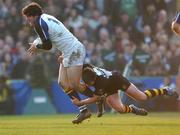 31 March 2007; Shane Horgan, Leinster, is tackled by Eoin Reddan, Wasps. Heineken Cup Quarter-Final, Wasps v Leinster, Adams Park, High Wycombe, London. Picture credit: Matt Browne / SPORTSFILE