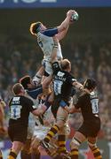 31 March 2007; Malcolm O'Kelly, Leinster, takes the ball in the lineout against Lawrence Dallaghio, Wasps. Heineken Cup Quarter-Final, Wasps v Leinster, Adams Park, High Wycombe, London. Picture credit: Matt Browne / SPORTSFILE