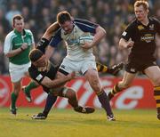 31 March 2007; Stephen Keogh, Leinster, is tackled by Joe Worsley, Wasps. Heineken Cup Quarter-Final, Wasps v Leinster, Adams Park, High Wycombe, London. Picture credit: Matt Browne / SPORTSFILE