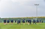 8 October 2014; General view  during Republic of Ireland  squad training ahead of their UEFA EURO 2016 Championship Qualifer, Group D, game against Gibraltar on Saturday. Republic of Ireland Squad Training, Gannon Park, Malahide, Co. Dublin. Picture credit: David Maher / SPORTSFILE