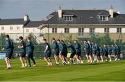 10 October 2014; A view during Republic of Ireland squad training ahead of their UEFA EURO 2016 Championship Qualifer, Group D, game against Gibraltar on Saturday. Republic of Ireland Squad Training, Gannon Park, Malahide, Co. Dublin. Picture credit: David Maher / SPORTSFILE