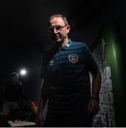 10 October 2014; Republic of Ireland manager Martin O'Neill at the end of a press conference ahead of their UEFA EURO 2016 Championship Qualifer, Group D, game against Gibraltar on Saturday. Republic of Ireland Press Conference, Grand Hotel, Malahide, Co. Dublin. Picture credit: David Maher / SPORTSFILE