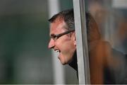 10 October 2014; Shamrock Rovers manager Pat Fenlon watches on during Republic of Ireland squad training ahead of their UEFA EURO 2016 Championship Qualifer, Group D, game against Gibraltar on Saturday. Republic of Ireland Squad Training, Gannon Park, Malahide, Co. Dublin. Picture credit: David Maher / SPORTSFILE