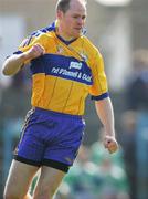 1 April 2007; Clare's Michael O'Shea celebrates his goal. Allianz National Football League, Division 2A Round 5, Clare v London, Cusack Park, Ennis, Co. Clare. Picture credit: Kieran Clancy / SPORTSFILE