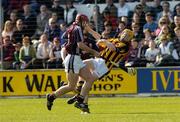 1 April 2007; Richard Power, Kilkenny, in action against John Lee, Galway. Allianz National Hurling League, Division 1B Round 5, Kilkenny v Galway, Nowlan Park, Kilkenny. Picture credit: Ray Lohan / SPORTSFILE *** Local Caption ***