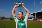 1 April 2007; Glenanne captain John Goulding celebrates at the end of the game. Irish Men's Senior Cup Final, Annadale, Belfast, v Glenanne, Tallaght, UCD Belfield, Dublin. Picture credit: David Maher / SPORTSFILE