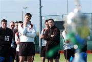 1 April 2007; Dejected Annadale players at the end of the game. Irish Men's Senior Cup Final, Annadale, Belfast, v Glenanne, Tallaght, UCD Belfield, Dublin. Picture credit: David Maher / SPORTSFILE