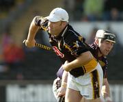1 April 2007; PJ Ryan, Kilkenny, in action against Eugene Cloonan, Galway. Allianz National Hurling League, Division 1B Round 5, Kilkenny v Galway, Nowlan Park, Kilkenny. Picture credit: Ray Lohan / SPORTSFILE *** Local Caption ***
