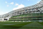 11 October 2014; A general view of the Aviva Stadium before the game. UEFA EURO 2016 Championship Qualifer, Group D, Republic of Ireland v Gibraltar. Aviva Stadium, Lansdowne Road, Dublin. Picture credit: Barry Cregg / SPORTSFILE