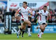 11 October 2014; Ulster's Stuart McCloskey in action during the game. Guinness PRO12, Round 6, Ulster v Glasgow Warriors. Kingspan Stadium, Ravenhill Park, Belfast, Co. Antrim. Picture credit: John Dickson / SPORTSFILE