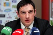 2 April 2007; Noel Mooney, FAI National Coordinator of the Club Promotion Officers Programme, during a Bohemian F.C. and Shamrock Rovers pre-match press conference. Dalymount Park, Dublin. Picture credit: Declan Masterson / SPORTSFILE