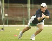 28 March 2007; Ireland's Peter Gillespie in action during team training. The Boure Ground, Georgetown, Guyana. Picture credit: Pat Murphy / SPORTSFILE