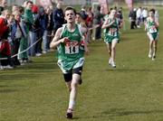 31 March 2007; Ireland's Simon Drumm in action during the Junior Boys 4,500m race. KitKat SIAB Cross Country International. St. Clare's, Dublin City University, Dublin. Picture credit: Tomás Greally / SPORTSFILE *** Local Caption ***