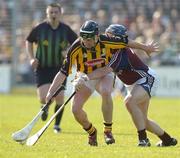1 April 2007; Derek Lyng, Kilkenny, in action against David Forde, Galway. Allianz National Hurling League, Division 1B Round 5, Kilkenny v Galway, Nowlan Park, Kilkenny. Picture credit: Ray Lohan / SPORTSFILE *** Local Caption ***