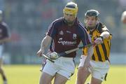 1 April 2007; Ger Farragher, Galway, in action against John Delaney, Kilkenny. Allianz National Hurling League, Division 1B Round 5, Kilkenny v Galway, Nowlan Park, Kilkenny. Picture credit: Ray Lohan / SPORTSFILE *** Local Caption ***