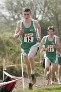 31 March 2007; Ireland's Tomas Cotter in action  during the Inter Boys 6,000m race. KitKat SIAB Cross Country International. St. Clare's, Dublin City University, Dublin. Picture credit: Tomás Greally / SPORTSFILE