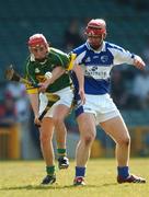 7 April 2007; John Griffen, Kerry, in action against Matthew Whelan, Laois. Allianz National Hurling League, Division 2, Quarter-Final, Laois v Kerry, Gaelic Grounds, Limerick. Photo by Sportsfile