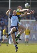 8 April 2007; Micheal Quirke, Kerry, contests a high ball with Darren Magee, Dublin. Allianz National Football League, Division 1A, Round 7, Dublin v Kerry, Parnell Park, Dublin. Picture credit: Brendan Moran / SPORTSFILE