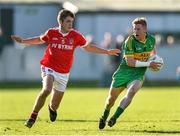 12 October 2014; Brian Darby, Rhode, in action against Adam Mahon, Edenderry. Offaly County Senior Football Championship Final, Edenderry v Rhode, O'Connor Park, Tullamore, Co. Offaly. Photo by Sportsfile