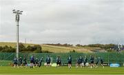 13 October 2014; The Republic of Ireland squad in action during squad training ahead of their UEFA EURO 2016 Championship Qualifer, Group D, game against Germany on Tuesday. Republic of Ireland Squad Training, Gannon Park, Malahide, Co. Dublin. Picture credit: Brendan Moran / SPORTSFILE