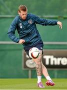 13 October 2014; Republic of Ireland's James McClean in action during squad training ahead of their UEFA EURO 2016 Championship Qualifer, Group D, game against Germany on Tuesday. Republic of Ireland Squad Training, Gannon Park, Malahide, Co. Dublin. Picture credit: Brendan Moran / SPORTSFILE