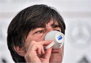 13 October 2014; Germany head coach Joachim Loew during a press conference ahead of their UEFA EURO 2016 Championship Qualifer, Group D, game against the Republic of Ireland on Tuesday. Germany Press Conference, Mercedes-Benz, Essen, Germany. Picture credit: David Maher / SPORTSFILE