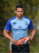 13 October 2014; Leinster's Ben Te'o arrives for squad training ahead of their European Rugby Champions Cup 2014/15, Pool 2, Round 1, match against Wasps on Saturday. Leinster Rugby Squad Training, UCD, Belfield, Dublin. Picture credit: Stephen McCarthy / SPORTSFILE