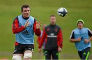 14 October 2014; Munster's Peter O'Mahony in action during squad training ahead of their European Rugby Champions Cup 2014/15, Pool 1, Round 1, game against Sale Sharks on Saturday. Munster Rugby Squad Training, University of Limerick, Limerick. Picture credit: Diarmuid Greene / SPORTSFILE