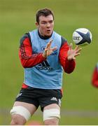 14 October 2014; Munster's Peter O'Mahony in action during squad training ahead of their European Rugby Champions Cup 2014/15, Pool 1, Round 1, game against Sale Sharks on Saturday. Munster Rugby Squad Training, University of Limerick, Limerick. Picture credit: Diarmuid Greene / SPORTSFILE