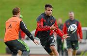 14 October 2014; Munster's Conor Murray in action during squad training ahead of their European Rugby Champions Cup 2014/15, Pool 1, Round 1, game against Sale Sharks on Saturday. Munster Rugby Squad Training, University of Limerick, Limerick. Picture credit: Diarmuid Greene / SPORTSFILE