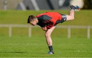 14 October 2014; Munster's Barry O'Mahony stretches before squad training ahead of their European Rugby Champions Cup 2014/15, Pool 1, Round 1, game against Sale Sharks on Saturday. Munster Rugby Squad Training, University of Limerick, Limerick. Picture credit: Diarmuid Greene / SPORTSFILE