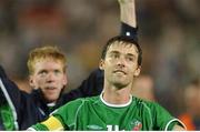 5 June 2002; Republic of Ireland's Gary Breen after the draw with Germany. FIFA World Cup Finals, Group E, Republic of Ireland v Germany, Ibaraki Stadium, Ibaraki, Japan. Picture credit: David Maher / SPORTSFILE
