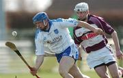 9 March 2007; Willie O'Dwyer, DIT, in action against Enda Barrett, NUI Galway. Ulster Bank Fitzgibbon Cup Semi-Final, Dublin Institute of Technology v National University of Ireland, Galway, Carlow IT Grounds, Carlow. Photo by Sportsfile