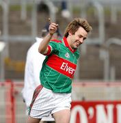 8 April 2007; Conor Mortimer, Mayo, celebrates his second goal. Allianz National Football League, Division 1A, Round 7, Tyrone v Mayo, Healy Park, Omagh, Co. Tyrone. Picture credit: Oliver McVeigh / SPORTSFILE
