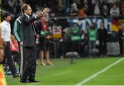14 October 2014; Republic of Ireland manager Martin O'Neill after his side equalised late in the game. UEFA EURO 2016 Championship Qualifer, Group D, Germany v Republic of Ireland, Veltins Stadium, Gelsenkirchen, Germany. Picture credit: Pat Murphy / SPORTSFILE