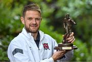 16 October 2014; Dane Massey, Dundalk, who was presented with the SSE Airtricity / SWAI Player of the Month Award for September 2014. The Davenport Hotel, Dublin. Picture credit: Matt Browne / SPORTSFILE