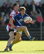 12 October 2014; Padraic Collins, Cratloe, in action against Darren O'Neill, Eire Og. Clare County Senior Football Championship Final, Cratloe v Eire Og. Cusack Park, Ennis, Co. Clare. Picture credit: Diarmuid Greene / SPORTSFILE